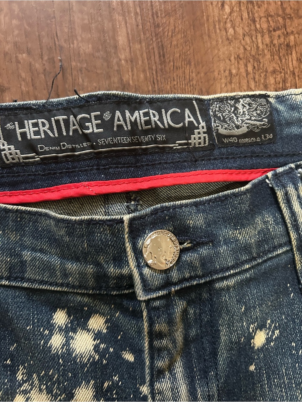 Men's Distressed Skinny Jeans in Dark Blue with Washed Detailing - Picture 3 of 4